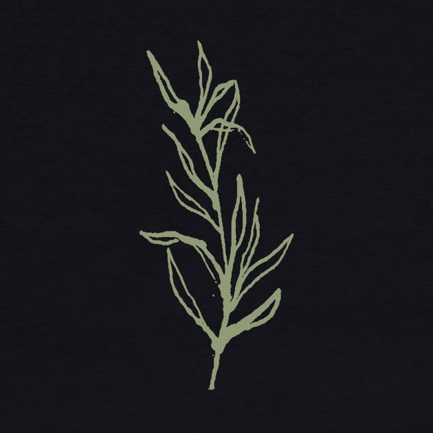 Minimal Sprig Branch Herb by Rebelform